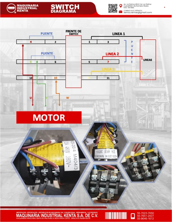 SWITCH PARA ARRANQUE DE TALADRO ZX40A Y ZX45M. KENTA-FT