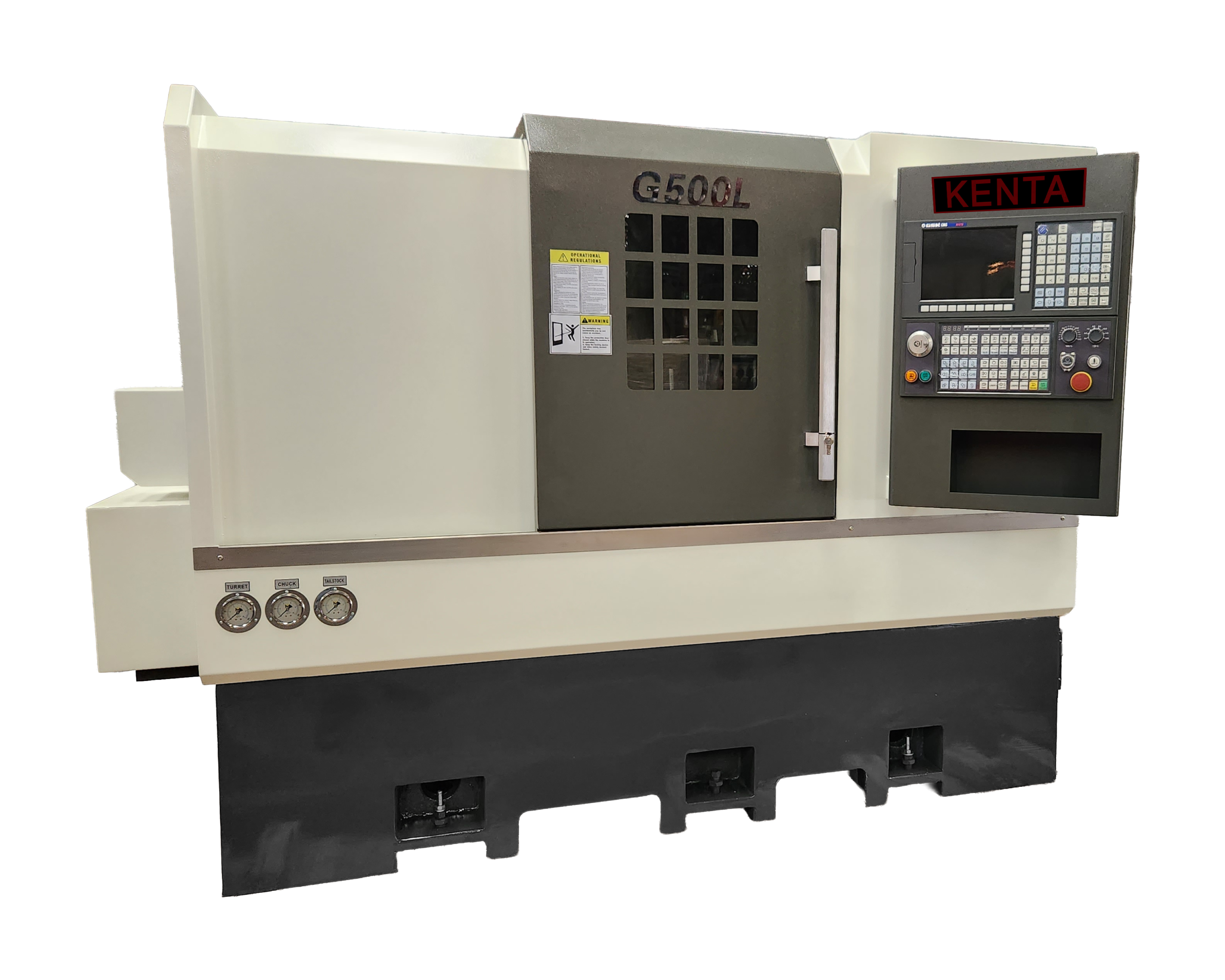 Torno CNC, bancada inclinada modelo: G500-L, control GSK, torreta de carrusel - Imagen 2