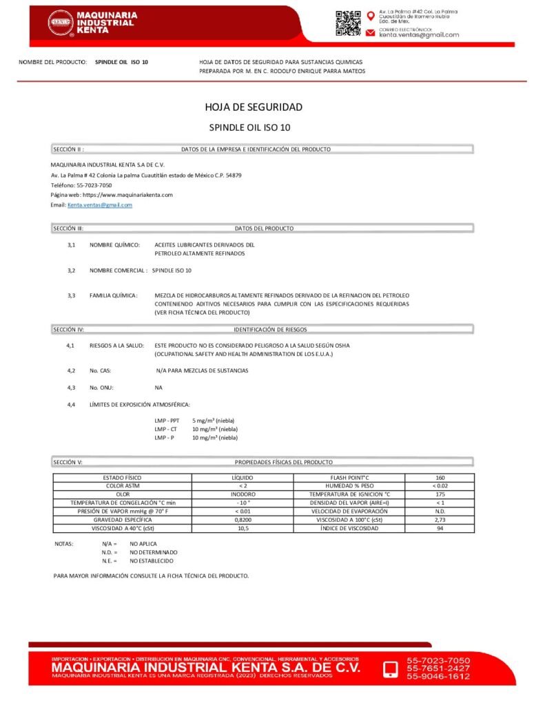Iso 10 Aceite hidraulico ISO-10 cubeta 19 litros. KENTA. - Maquinaria ...