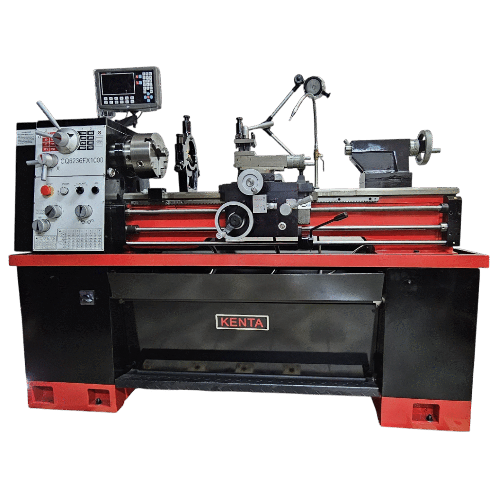 Torno cq6236 14 x40 con escalas kenta maquinaria industrial kenta
