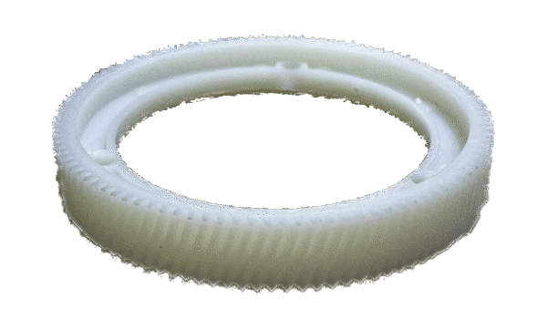 ENGRANE HELICOIDAL NYLAMID, BLANCO PARA AVANCE AUTOMATICO DE FRESADORA, KENTA. - Imagen 5